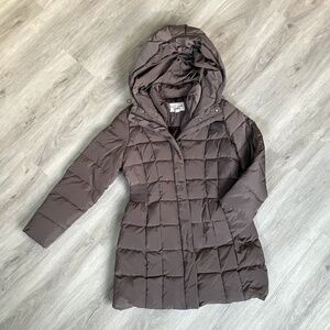 Cole Haan Bib Insert Down & Feather Fill Coat